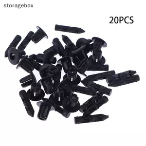 Hộp Lưu Trữ 20 Chiếc Kẹp Chốt Đẩy 6mm Nhựa, Phù Hợp Cho Fairing Xe Máy
