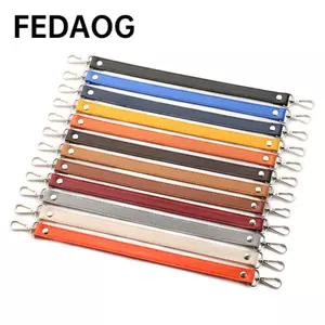 Tay cầm túi FEDAOG, Thay thế dây đeo túi ngắn bằng da 36cm, Dây đeo vai rộng phần cứng DIY