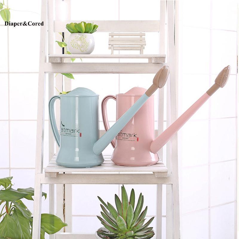 DIAPER & CORED 2 Lít Bình tưới hoa Cây có thể tháo rời Ấm đun nước miệng dài tưới vườn YTH