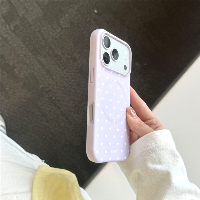 Ốp điện thoại PC họa tiết iPhone 17 Pro Max Stars