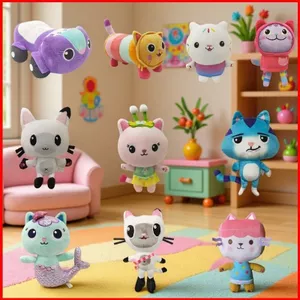 BH2 Nhà Búp Bê Gabby Gabby Vera Kitty Fairy Dễ Thương Mềm Mại Sang Trọng Đồng Hành Búp Bê Sang Trọng Đồ Chơi Sang Trọng Cho Trẻ Em Bé Gái HB2