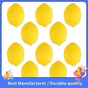 Trái Cây Giả Nhà Nhà Bếp Trang Trí Tiệc Nhân Tạo Sống Động Như Thật Mô Phỏng Vàng Chanh 10 Bộ