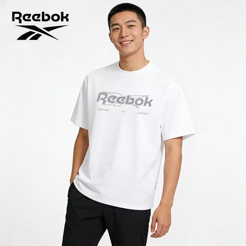 Áo thun thể thao ngắn tay in logo mới, cotton, phù hợp nam và nữ