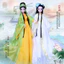 Búp Bê Cổ Fu Lắc Nữ Hoàng Rapunzel Mặc Quần Áo Bộ 12 Khớp Cô Gái Trung Quốc Búp Bê Công Chúa 0406