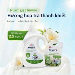 Nước Giặt Aiwibi Cho Bé Bảo Vệ Quần Áo Mềm Mại, Dịu Nhẹ - Hương Camellia