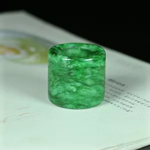 Ngón tay phong cách Retro cổ điển màu xanh lá cây dành cho nam