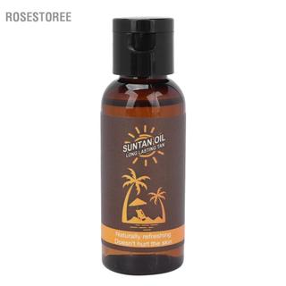 Rosestoree Body Tanning Drop Suntan Oil Thành phần an toàn Lâu dài Không gây hại cho tia cực tím 35ml để sử dụng tại nhà