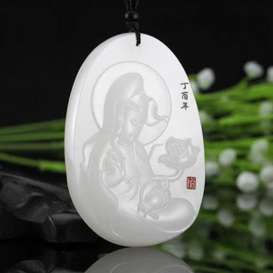 Ngọc bích Phật Bà Quan Âm, phù hợp làm mặt dây chuyền