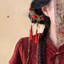Kẹp tóc tua rua phong cách Trung Hoa, thiết kế cổ phù, phù hợp với mũ đội đầu Hanfu