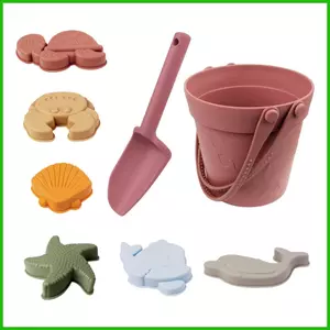 Đồ Chơi Cát Xô Silicon Xẻng Khuôn Mùa Hè Đi Biển Trò Chơi Trẻ Em Cát Đồ Chơi Cho Trẻ Em Bé Gái Bé Trai Mùa Hè saixit2vn