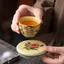 Retro Coaster Hộ Gia Đình Trung Quốc Retro Cốc Trà Chống bỏng Gốm Cách Nhiệt Miếng Lót Đĩa Đơn Trà Lễ Phụ Kiện 0RLH