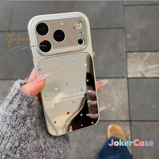 Ốp Lưng Cho IPhone 17 16 15 11 12 13 14 Pro Max 7 15 16 8 Plus XR XS MAX Vỏ gương trang điểm thời trang ngôi sao nhỏ