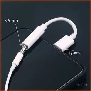 Bộ khuếch đại tai nghe chuyển đổi Aux Star Type-C sang 3 5mm với bộ chuyển đổi tai nghe chất lượng âm thanh trong suốt cho điện thoại
