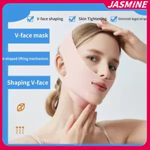JASMINE Thoáng Khí V Face Band Cheek Nâng Mặt nạ mỏng Giảm Đôi cằm V-Line Định Hình Băng Chống Nhăn Mặt Băng JASMINE