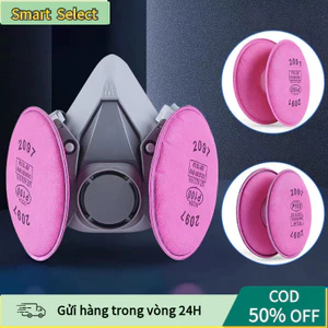 【COD】Bông lọc 2097 bộ 2 chiếc, lọc hiệu quả bụi bẩn, khói hàn, amiang, nấm mốc, phù hợp ngành dầu khí và hóa chất.