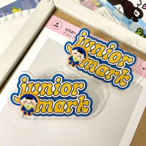 2026 Mới Nhất Hetai gmm Búp Bê Hàng Hóa Văn Bản Sáng Tạo Trâm cài juniormark Cô Gái Giá Trị Cao Túi Trái Tim Đồ Trang Trí Trong Sự Kiện