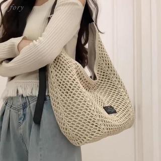 Túi Tote Dệt Nữ Jfory, Túi Đeo Vai Hợp Thời Trang, Tay Cầm Trên Để Hẹn Hò Kỳ Nghỉ Mua Sắm
