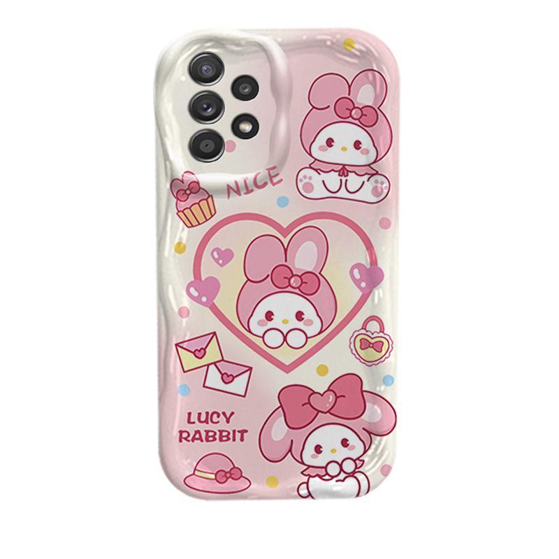 Ốp Silicon Hoạt Hình Cho Samsung A13 A23 A33 A32 A52 A52S 5G 3D TPU Mềm Sanrio Kuromi Cặp Đôi My Melody Vỏ Điện Thoại Chống Sốc