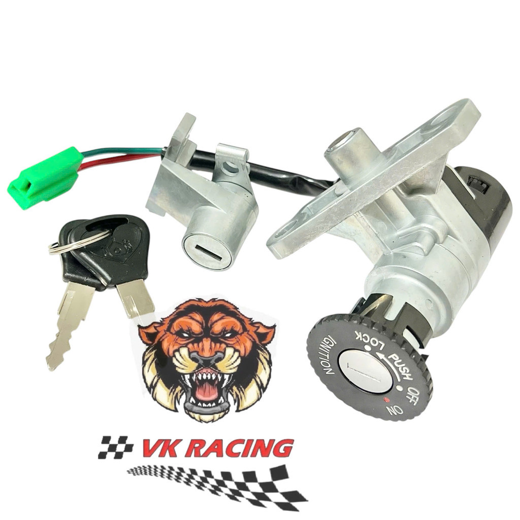 Bộ ổ khoá trước sau suzuki viva 110 vương niệm