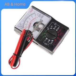 ABQ DC / AC 1000V Vôn kế 250mA Ampe kế 1K Đồng hồ đo điện trở Analog Đồng hồ vạn năng VN