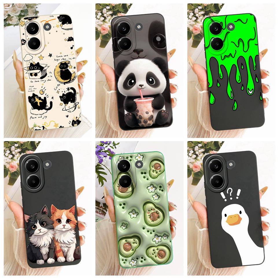 Dành Cho Xiaomi Poco X8 Pro Poco X8 Pro Max Ốp Điện Thoại Hoạt Hình Gấu Trúc Thỏ Phi Hành Gia Mèo Họa Tiết Vỏ Silicon Lỏng