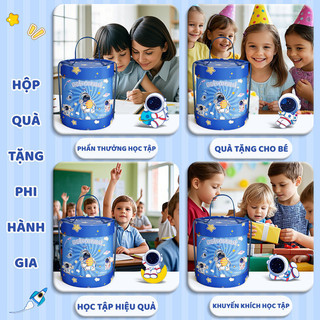 Hộp Quà Tặng Văn Phòng Phẩm Bộ Quà Tặng Đồ Dùng Học Sinh Dễ Thương Hình Phi Hành Gia 1/6 Lý Tưởng Cho Mùa Tốt Nghiệp