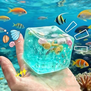 Taba Squishy Căng Thẳng Balls Cube - Đồ Chơi Thần Tài Cảm Giác Đại Dương Đồ Chơi Squishy Tăng Chậm Cho Trẻ Em Và Người Lớn Bóp Quà Tặng Thư Giãn