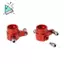 2 Chiếc Nâng Cấp Bộ Phận Kim Loại Tay Lái Phía Sau Cho P929 P939 K969 K979 K989 K999 1 / 28 RC Xe, Đỏ