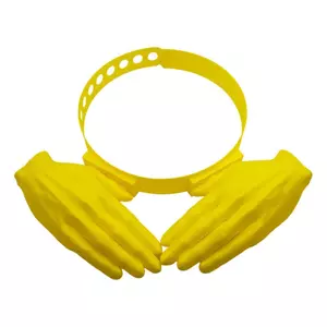 Mũ chống nắng hình tay in 3D Mũ đeo tay vui nhộn có cảm giác như chơi đá-ccissor có tia UV sonlekvn