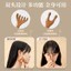Lược Massage gỗ đàn hương mới Kinh tuyến Lược năm móng vuốt Dụng cụ cạo mũi kép Lược ếch Cào trị liệu đầu dài tay Tuina IMGA