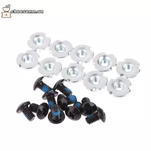 Cheenm - 10 Cặp Vít Nội Tuyến Cho Giày Trượt Ván, Dễ dàng Thay Thế Và Sửa Chữa