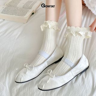 [TỔNG HỢP] Tất lolita chụp kỷ yếu nữ sinh mùa hè GOMTAT kiểu dáng tiểu thư phối nhiều outfit vintage