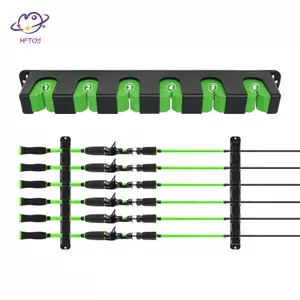 Hộp cố định cần câu gồm 6 thanh, dùng để treo tường cho thuyền ngang hoặc dọc