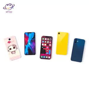 HFTOY 1: 12 Nhà búp bê thu nhỏ Điện thoại di động Mô hình búp bê Houes Phụ kiện trang trí ~