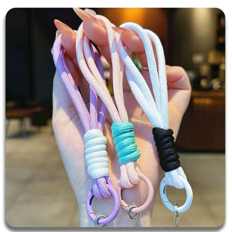 Dây đeo Tay điện Thoại Màu Chuyển Dần Chống Rơi Phụ Kiện điện Thoại Và Móc Khóa đa Năng