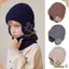 GIÁ RẺ RẺ 2 Cái / bộ Bộ Khăn Cho Trẻ Em, Mũ Beanie Ấm Áp Cho Trẻ Em, Mũ Bảo Vệ Tai Nhung Chống Gió Thời Trang Bé Trai Bé Gái