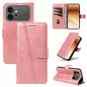 Ốp Lưng Cho Honor 600 Pro Họa Tiết Chữ T Da Khe Cắm Thẻ Dây Đeo Tay Chống Rơi Vỏ Điện Thoại