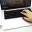 Vỏ bảo vệ màng bàn phím silicon Bàn phím gõ móng tay dài di động Bảo vệ silicon Dễ dàng gõ A