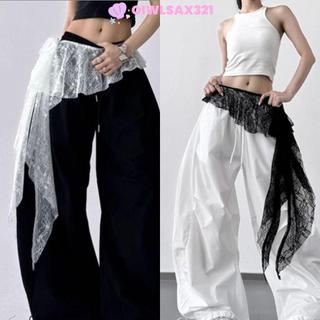 Váy xù mini ren phong cách Harajuku, phù hợp dạo phố theo xu hướng Y2K