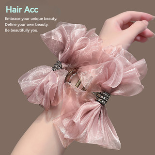 Kẹp Tóc Kim Cương Giả Màu Hồng - Thiết kế Nữ Tính và Thanh Lịch