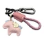 KIKIN Chất Lượng Chắc Chắn Da Tổng Hợp Ngựa Charm Móc Khóa Cho Cái Nhìn Tinh Tế