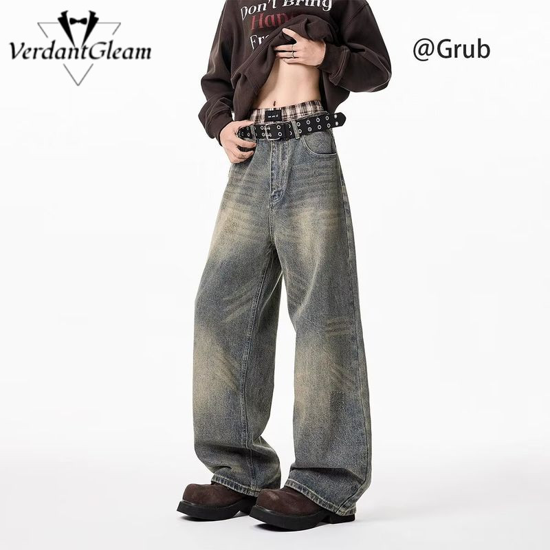 Quần Nam VG Mỹ Ống Rộng Thẳng Rời Lau Nhà Quần Jean