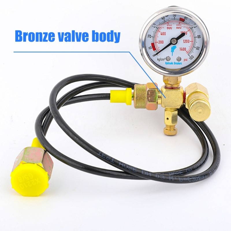 Nitrogen Gas Charging Set Copper Hydraulic Breaker Nitrogen Test Set Accurate