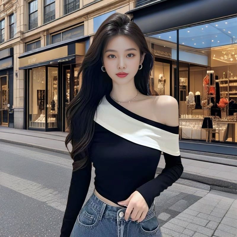 Áo Sơ Mi Nữ Tính Khí Dài Tay Thiết Kế Mới Slim