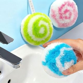 Bóng làm sạch máy tính để bàn ITRUMPET, Dụng cụ làm sạch Không rụng Bàn chải bồn rửa phòng tắm, Bàn chải vòi chậu rửa mềm cho gia đình