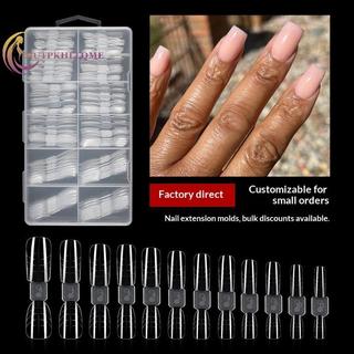 Csndices 150 khuôn nail 2 trong 1 Pháp, hai đầu có cân, full cover, hỗ trợ nối dài móng, dùng cho gel xây móng, salon VN