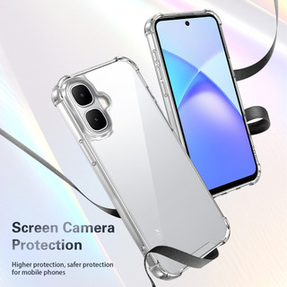 Dành cho infinix Smart 10 / POP 10 Ốp điện thoại cứng pha lê trong suốt chống rơi 4 chiếc Vỏ mỏng chống sốc
