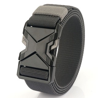 X - Khóa Thắt Lưng Nam Tự Động Đàn Hồi, Da Vải Nylon, Phù Hợp Thời Trang Ngoài Trời