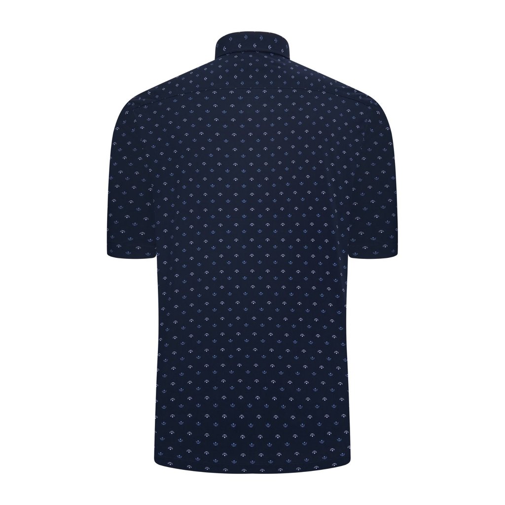Áo sơ mi tay ngắn vạt ngang VIETTIEN SMART CASUAL vải Hoa hồng form REGULAR VT00000549