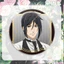 Black Butler Anime Ngoại Vi Ciel Phantomhive Tanaka Sáng Tạo Trang Sức Huy Hiệu Barking Quà Tặng Sinh Nhật